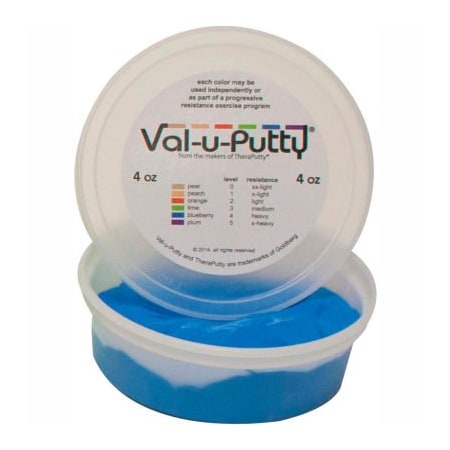 Fabrication Enterprises Val-u-Putty Exercise Putty, Blueberry, Firm, 4 Ounce 739526